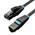 Pikkukuva 3 / 3: Litteä verkkokaapeli UTP CAT6 Vention IBJBN RJ45 Ethernet 1000Mbps 15m musta