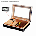 Miniatyrbild 3 av 7: INF Mini digital hygrometer / termometer 5-pack Svart