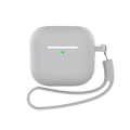 Miniatyrbillede 2 af 3: AirPods-etui med nøglering og tilbehør AirPods 4 Grå