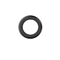 Miniatyrbillede 1 af 6: Silikone Ring Cover Ridsebeskyttelse Sort L