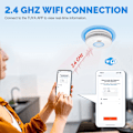 Miniatyrbild 4 av 11: WiFi Brandvarnare, 3-års batteri Brandlarm med LED-indikator Vit