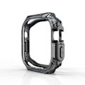 Miniatyrbillede 1 af 4: 49 mm Apple Watch Ultra tofarvet beskyttelsesetui Sort
