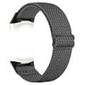 Miniatyrbild 2 av 6: Klockarmband i Nylon för Fitbit Charge 5/6 Mörkgrå