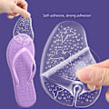 Miniatyrbild 4 av 4: Innersulor för tofflor Flip-flops Foot Clip Sandal Innersulor Transparent