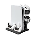 Miniatyrbild 1 av 9: Multifunktionellt kyl- och laddningsställ för PS5 + PS MOVE