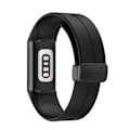 Miniatyrbillede 2 af 3: Silikone urrem med magnetisk lukning til Fitbit Charge 5/6 Sort