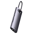 Pikkukuva 8 / 11: Keskitin 8in1 Baseus StarJoy Series, USB-C - 3x USB 3.1 + HDMI + USB-C PD + RJ45 + microSD/SD