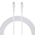 Miniatyrbillede 1 af 4: Kabel Aukey CB-NCL2 USB-C til Lightning 1,8m (hvid)