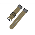 Miniatyrbild 2 av 4: 26mm Canvas Klockarmband Kompatibelt med Garmin Fenix 7X Pro/7X/6X Pro/6X/5X Plus/3/3HR Grön