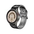 Miniatyrbillede 5 af 5: Silikone urrem til Samsung Galaxy Watch 5/4 Sort+grå