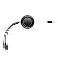 Miniatyrbild 4 av 7: Baseus Bright Mirror 2, USB 3-i-1-kabel för micro USB / USB-C / Lightning 3.5A 1.1m (svart)