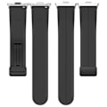 Pikkukuva 4 / 5: Silikonirannekello Xiaomi Band 8 Pro/Redmi Watch 4:lle Musta