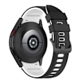 Miniatyrbillede 4 af 5: Silikone urrem til Samsung Watch 4 Sort hvid
