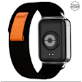 Miniatyrbillede 2 af 3: Redmi Watch 4 flettet nylon urrem Sort