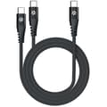 USB-C - 2x USB-C-kaapeli 100W PD 1.3m Musta