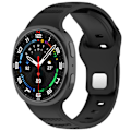 Miniatyrbillede 5 af 5: Stilfuld silikonerem til Galaxy Watch8 & Watch Ultra2 Sort