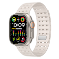 Miniatyrbillede 7 af 7: Åndbar magnetrem til Apple Watch Series 1-9 generationer 42/44/45 mm Guld