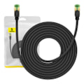 Miniatyrbillede 1 af 10: Flettet netværkskabel kat.8 Baseus Ethernet RJ45, 40Gbps, 8m (sort)