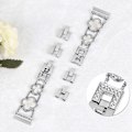 Miniatyrbild 4 av 6: Cloverlink-armband för Fitbit Versa 3/4/Sense 2 Rose guld