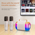 Miniatyrbillede 6 af 6: Y5-Single Mic Alt-i-en Karaoke Bluetooth-højttaler