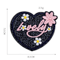 Miniatyrbild 3 av 7: Broderad patch 6-delad set