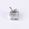 Miniatyrbillede 1 af 2: 10 stk. Charms Vedhæng Gennemsigtig