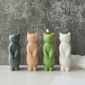 Miniatyrbillede 3 af 6: Silikoneform til gipsfigurer, sød kat