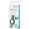 Miniatyrbild 6 av 7: Apple AirTag case, keychain, vegan leather, black