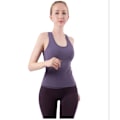 Miniatyrbillede 4 af 7: Dame Løbe Træningstop Fitness Tank Top Sommer Lilla L