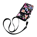 Miniatyrbillede 1 af 5: Alsidig Mini Crossbody Telefon Taske Sort