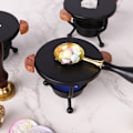 Miniatyrbild 2 av 5: Set med smältugn för legering, sked och vitt vax