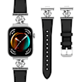 Miniatyrbild 1 av 6: Klockarmband i äkta läder för Huawei Watch Fit 3 Svart