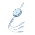 Miniatyrbild 2 av 2: Foneng X113 3-i-1 Kabel 1,1M Blå