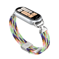 Miniatyrbild 3 av 5: Snyggt flätat spänneband för Xiaomi Mi Band 9/10 Flerfärgad