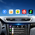Miniatyrbillede 2 af 11: BY967B 2-i-1 Trådløs CarPlay & Android Auto Adapter