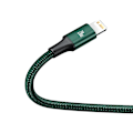 Miniatyrbild 4 av 9: Baseus Rapid Series 3-i-1 kabel USB-C för M+L+T 20W 1,5m (grön)
