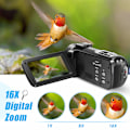 Miniatyrbillede 4 af 6: INF Videokamera 2,7K/36MP/16x zoom/IR nattesyn