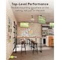Miniatyrbillede 7 af 9: TV-loftbeslag Basic (M), sort