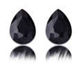 Pikkukuva 1 / 4: Teardrop strassit lasikristallihelmet tee-se-itse askarteluun 100 kpl Musta M
