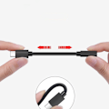 Miniatyrbillede 3 af 5: Premium Audio Cable - Grå med lilla accenter