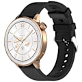 Miniatyrbillede 4 af 11: Stilfuld silikonerem til OPPO Watch X2 Mini (18mm) Sort