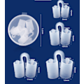 Miniatyrbild 3 av 5: INF Anti-snarkring Näsklämma mot snarkning 4-pack Transparent