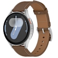 Miniatyrbild 1 av 4: Armband i äkta Läder för Samsung Watch 4 5 6 7 Brun