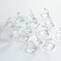 Miniatyrbillede 4 af 5: Transparente klæbekroge, 10-pak