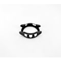 Miniatyrbild 5 av 5: Garmin Forerunner 965 Watch Case - Svart TPU-skal med läderstruktur