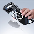 Miniatyrbillede 2 af 7: Beskyttelsescover til Google Pixel 9 Pro XL med 360° magnetisk stativ Google Pixel 9 Pro Sort