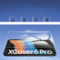Pikkukuva 6 / 6: 2 kpl karkaistua lasia oleva näytönsuoja Samsung Xcover6:lle - kaareva reuna