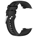 Pikkukuva 4 / 5: Silikoninen ranneke Oppo Watch X2: lle, Oneplus Watch3: lle Musta