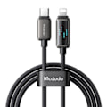 Miniatyrbild 1 av 5: Mcdodo CA-2630 USB-C till Lightning-kabel, 36W, LED-skärm, 1,2m