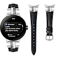 Miniatyrbild 1 av 3: Armband i äkta Läder för Google Pixel Watch 3 Svart 45 mm